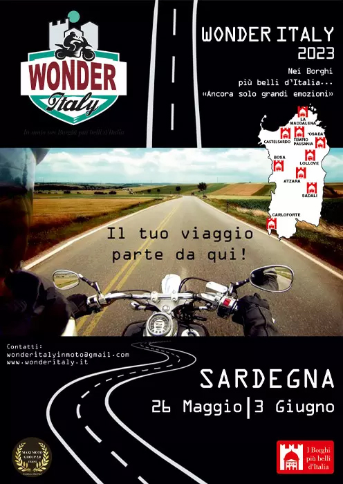 Locandina Sardegna Wonder Italy 2023