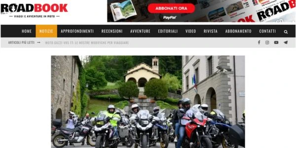 Articolo Centro Pagina su Wonder Italy Moto